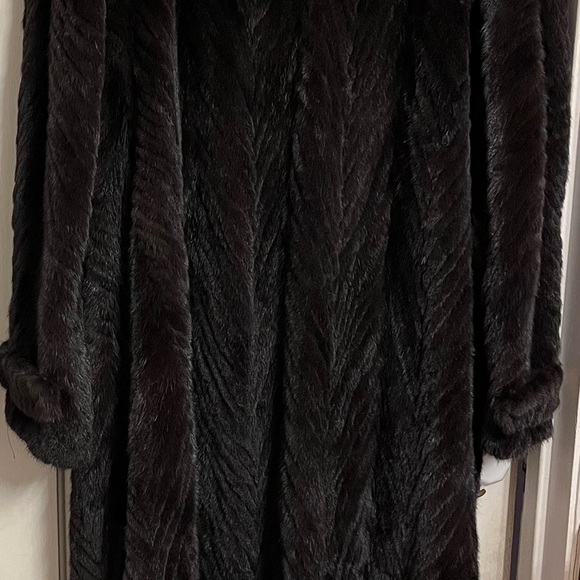 Men’s Big & Talk Full Length Mink Coat - Picture 11 of 16